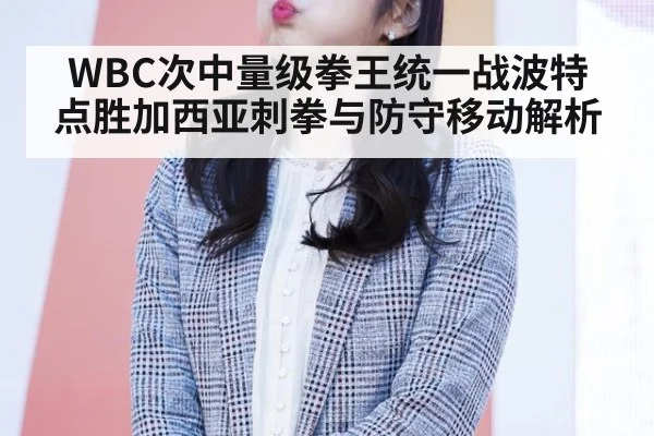 WBC次中量级拳王统一战波特点胜加西亚刺拳与防守移动解析